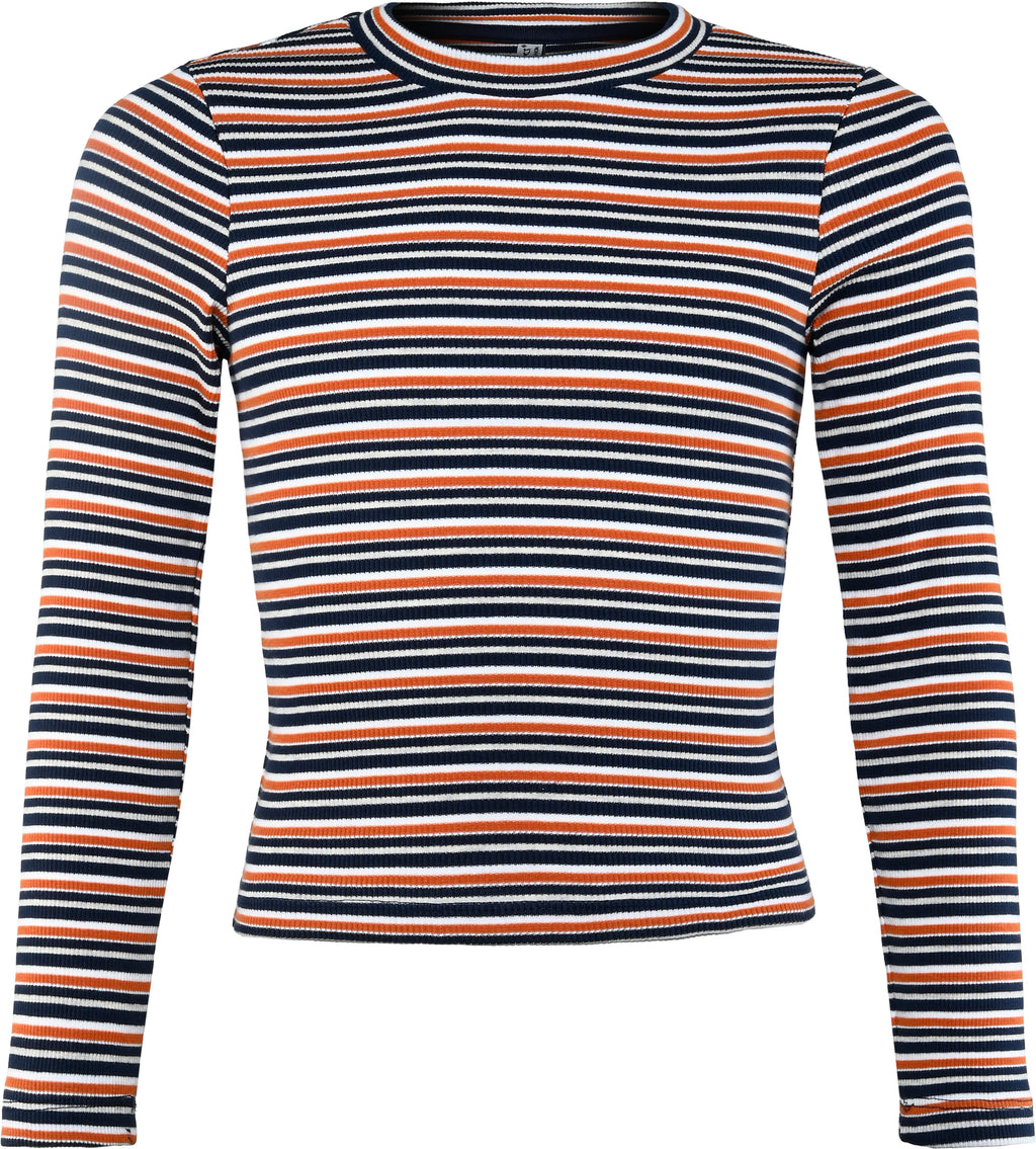 Winter Orange Stripes