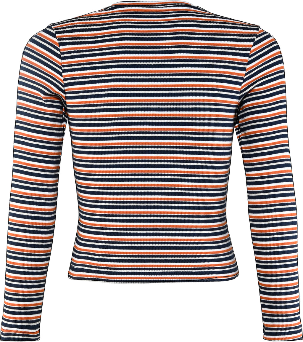 Winter Orange Stripes