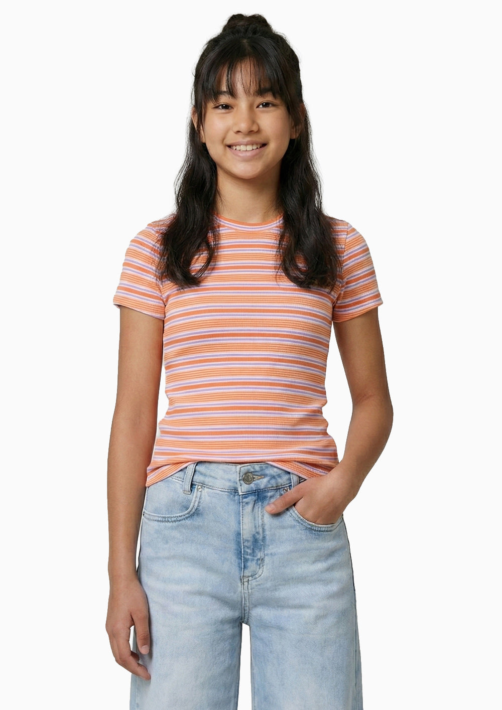 MB Orange Weiß Stripes