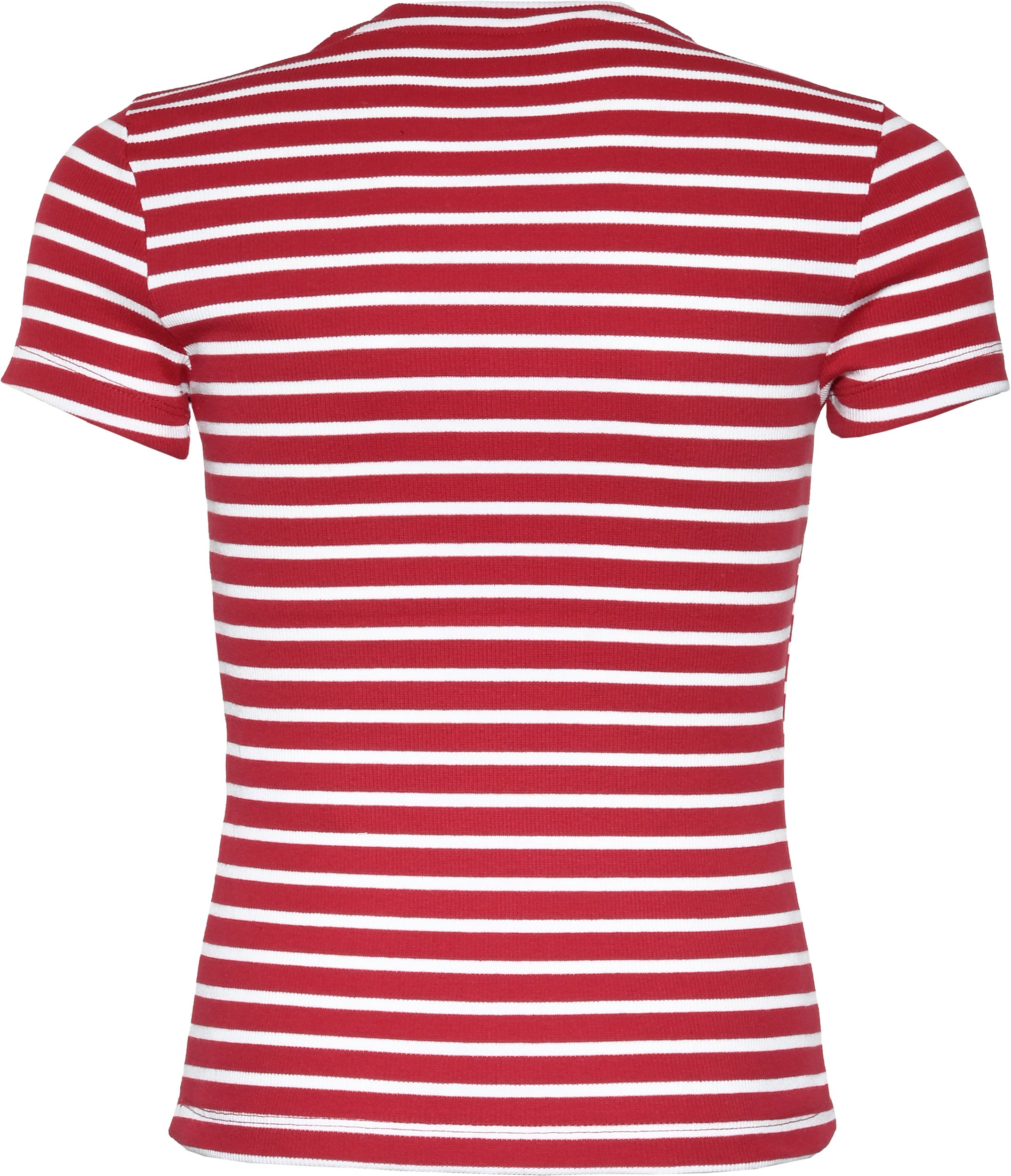 MB Kirschrot Weiß Stripes