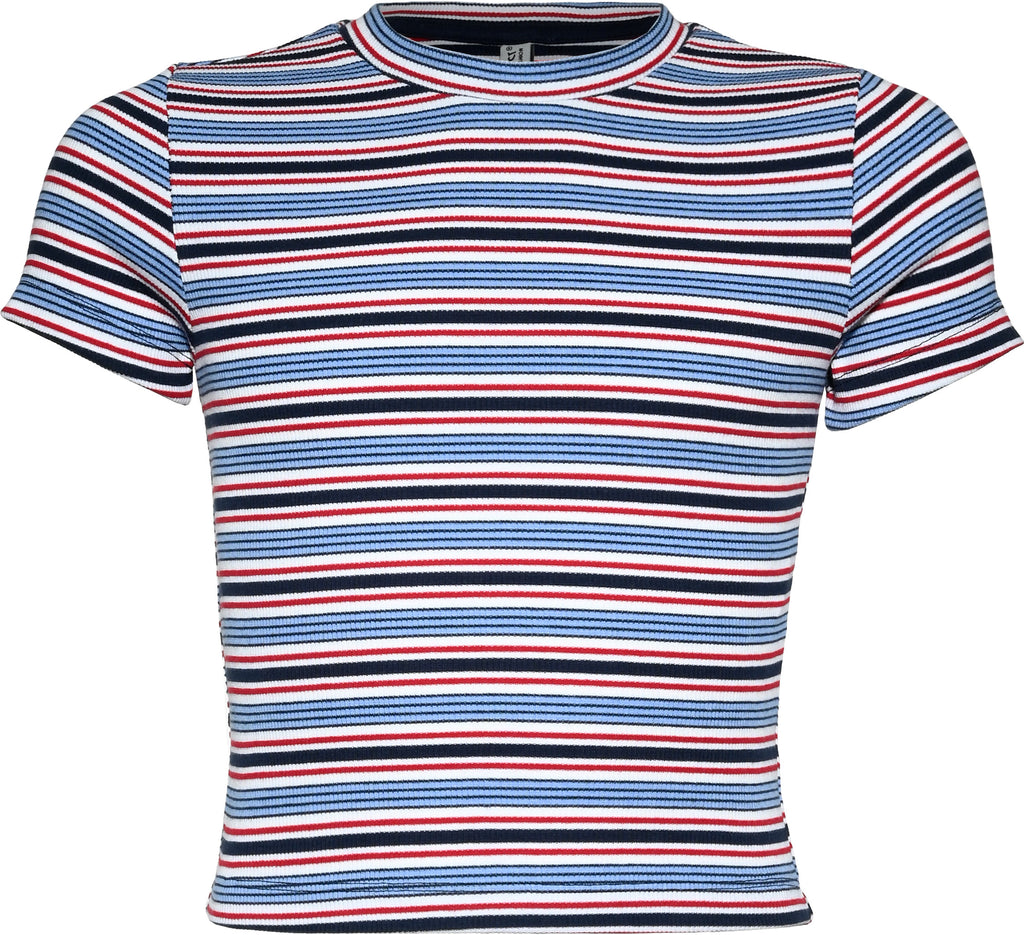 MB Blau Weiß Kirschrot Stripes