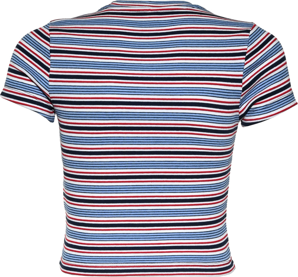 MB Blau Weiß Kirschrot Stripes