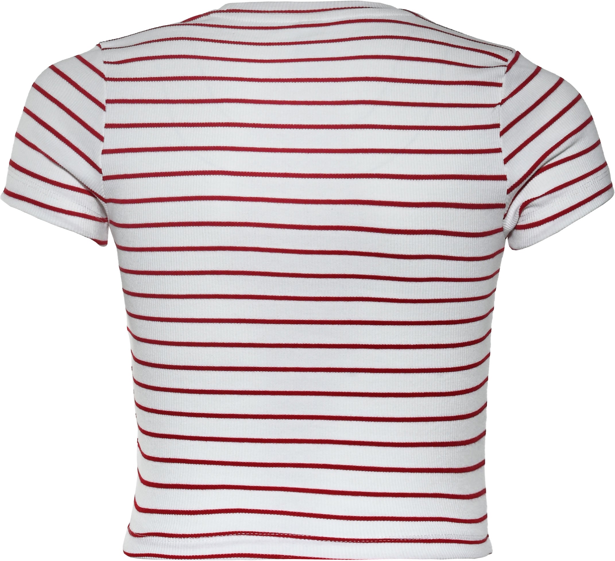 MB Weiß Kirschrot Stripes