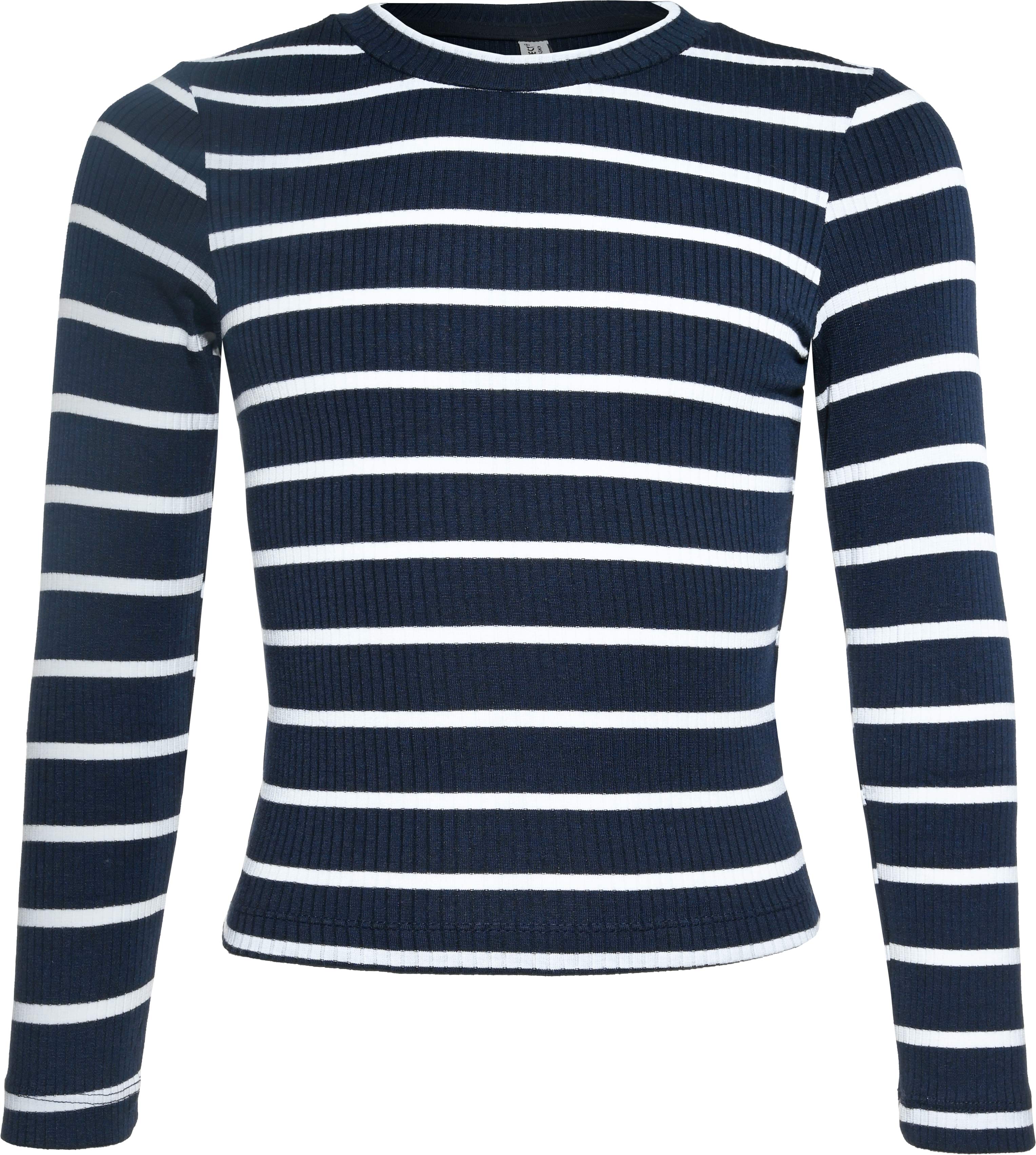 Nachtblau Weiß Stripes