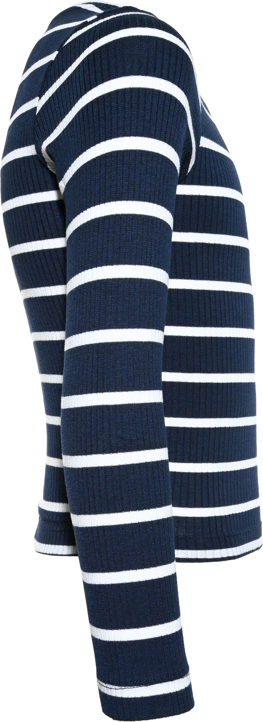 Nachtblau Weiß Stripes