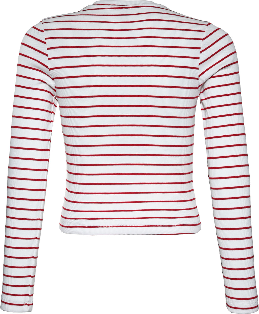 MB Weiß Kirschrot Stripes