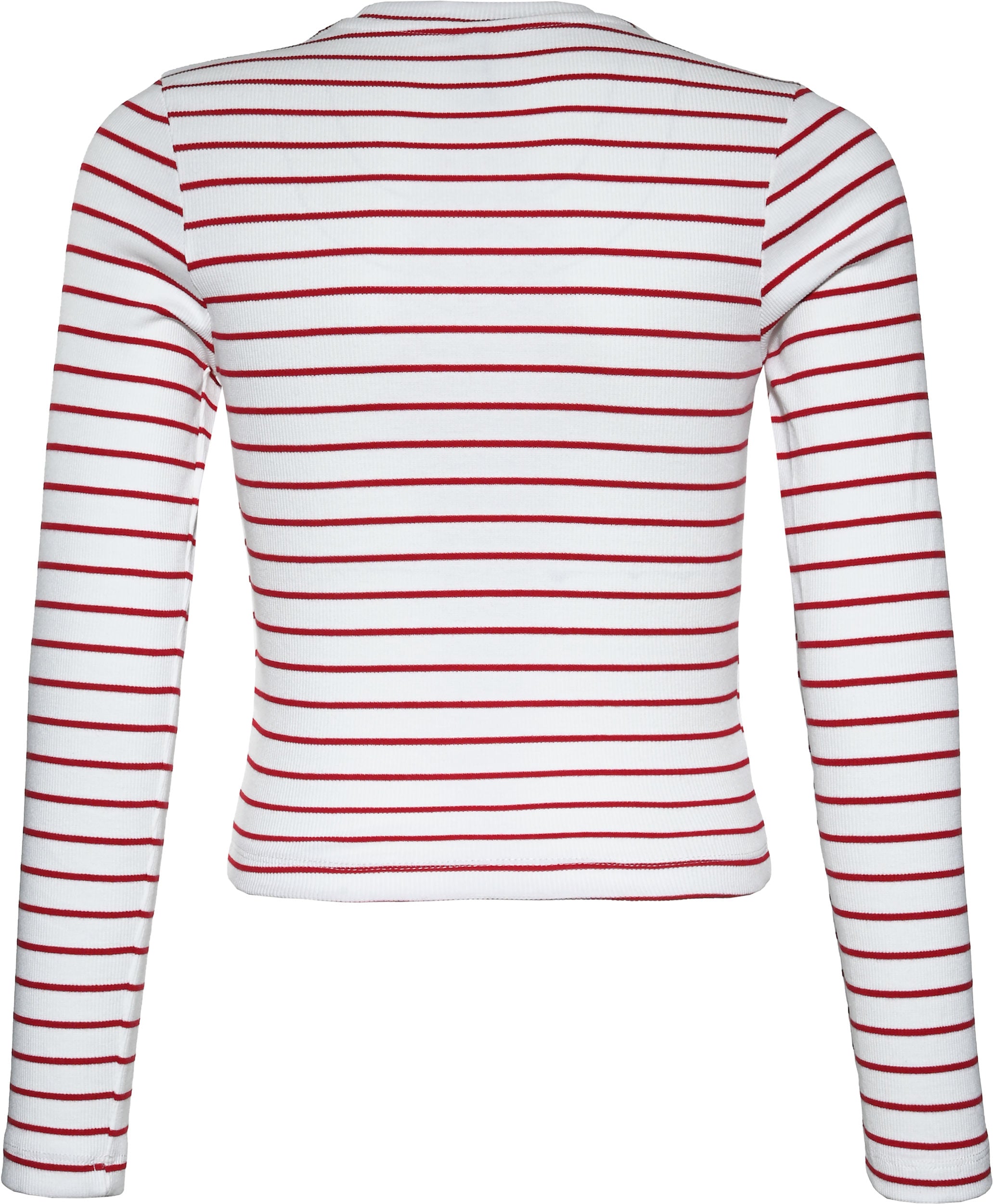 MB Weiß Kirschrot Stripes