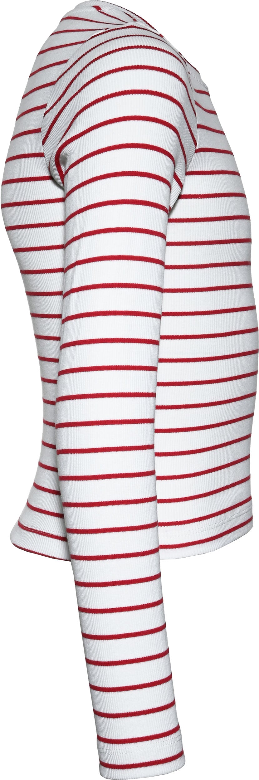 MB Weiß Kirschrot Stripes