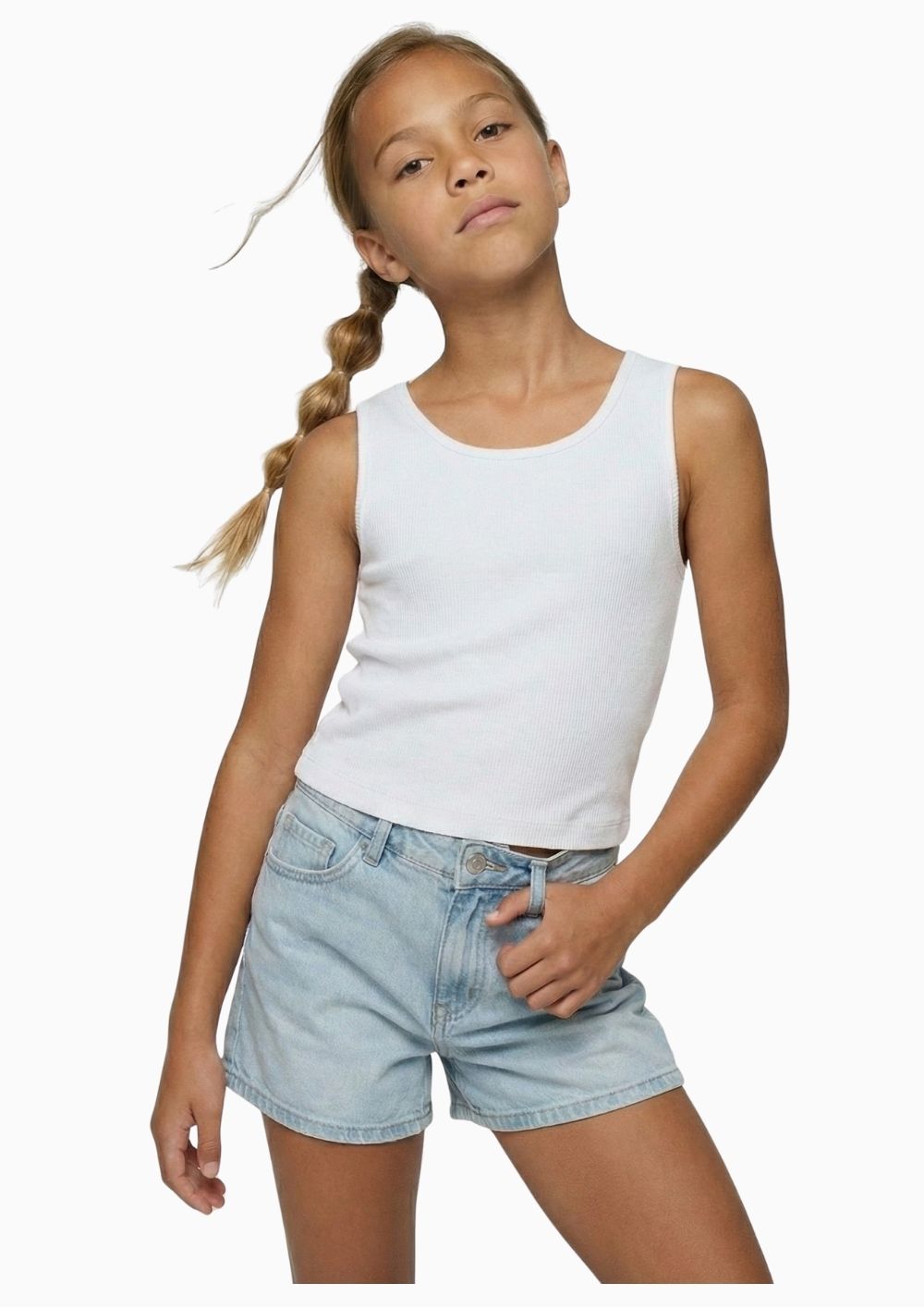 5774-Girls Crop Top