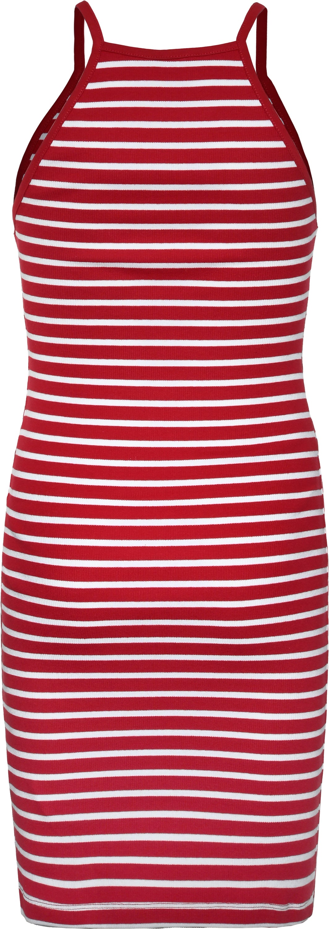 MB Kirschrot Weiß Stripes