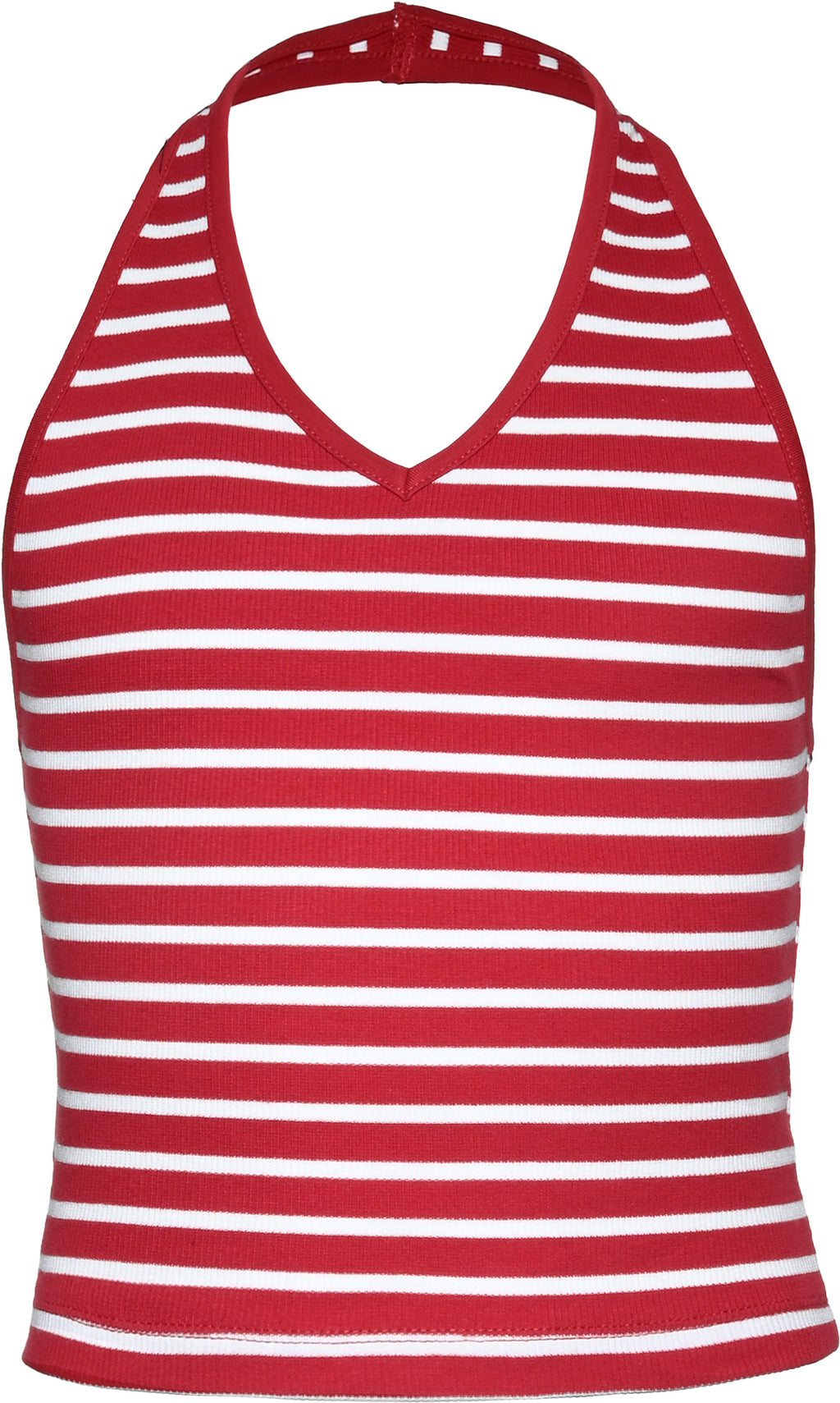 MB Kirschrot Weiß Stripes