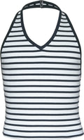 MB Weiß Dunkelmarine Stripes