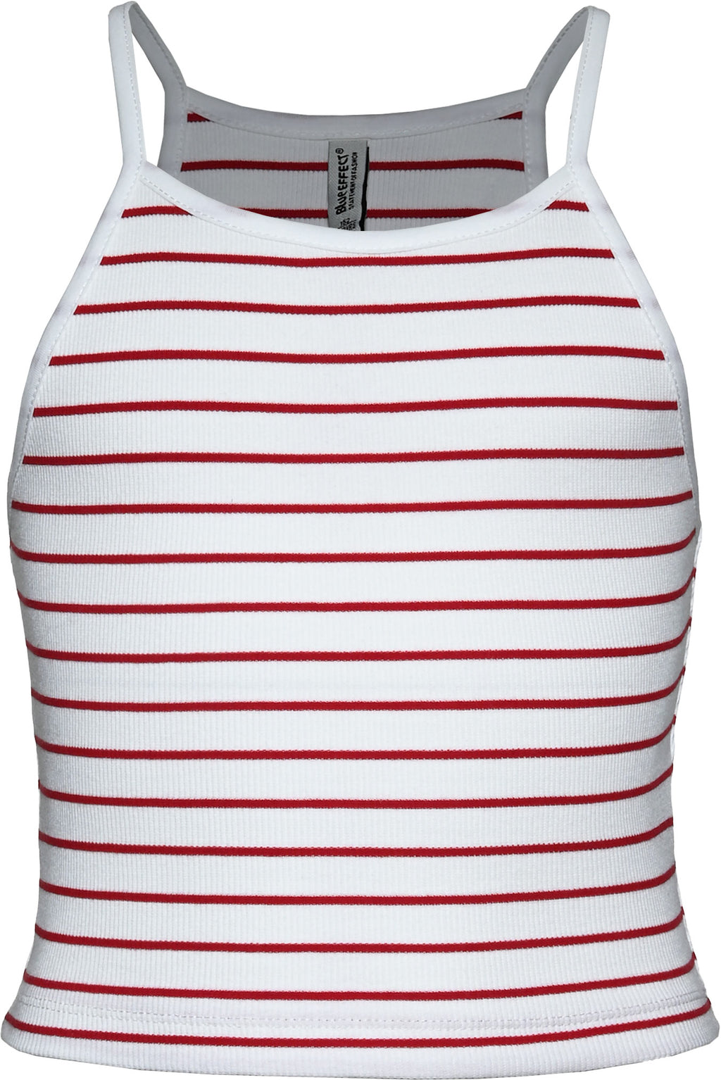 MB Weiß Kirschrot Stripes