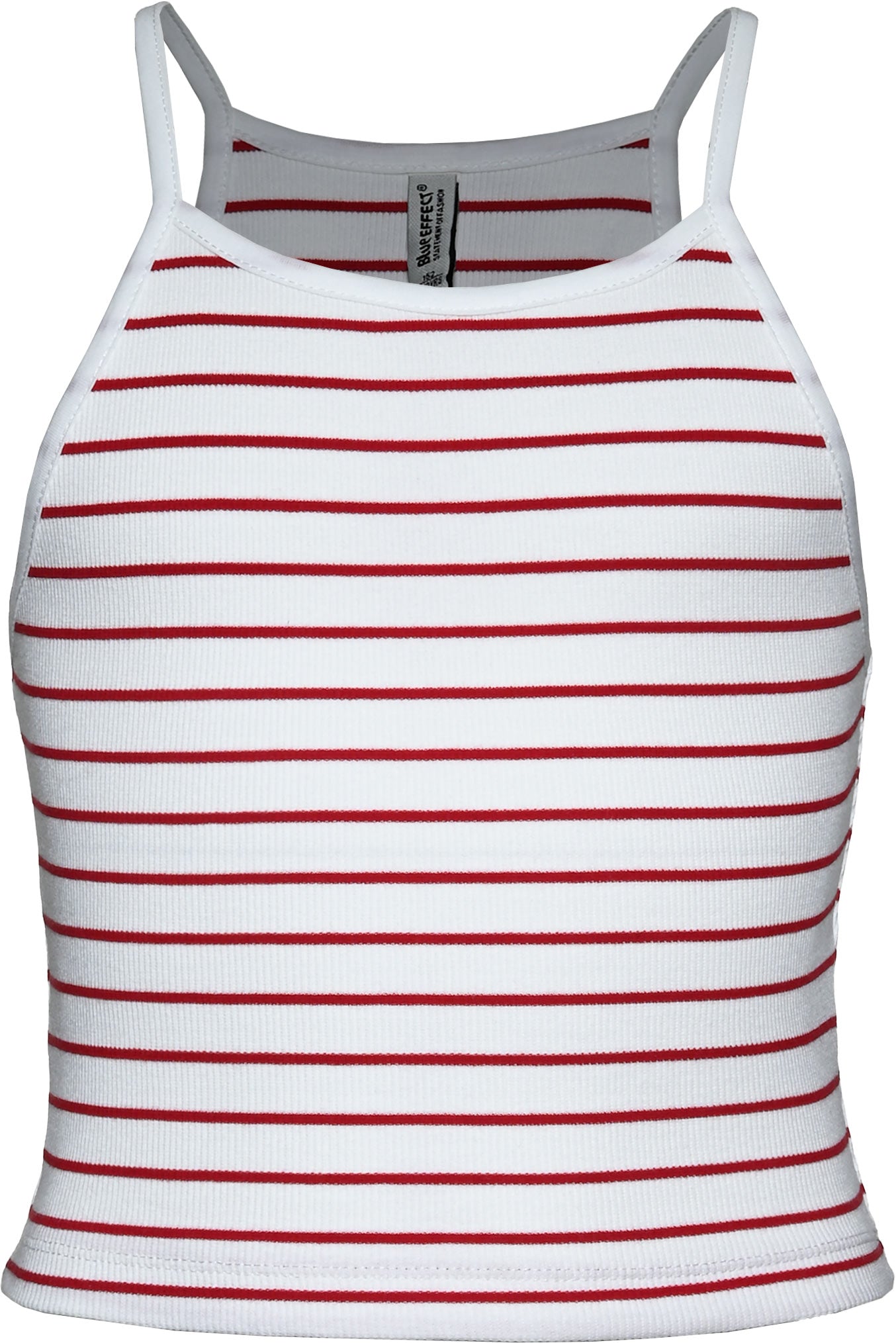 MB Weiß Kirschrot Stripes