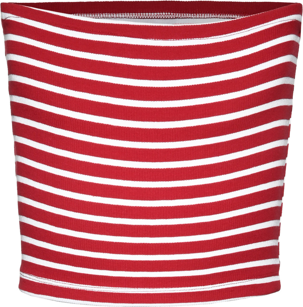 MB Kirschrot Weiß Stripes