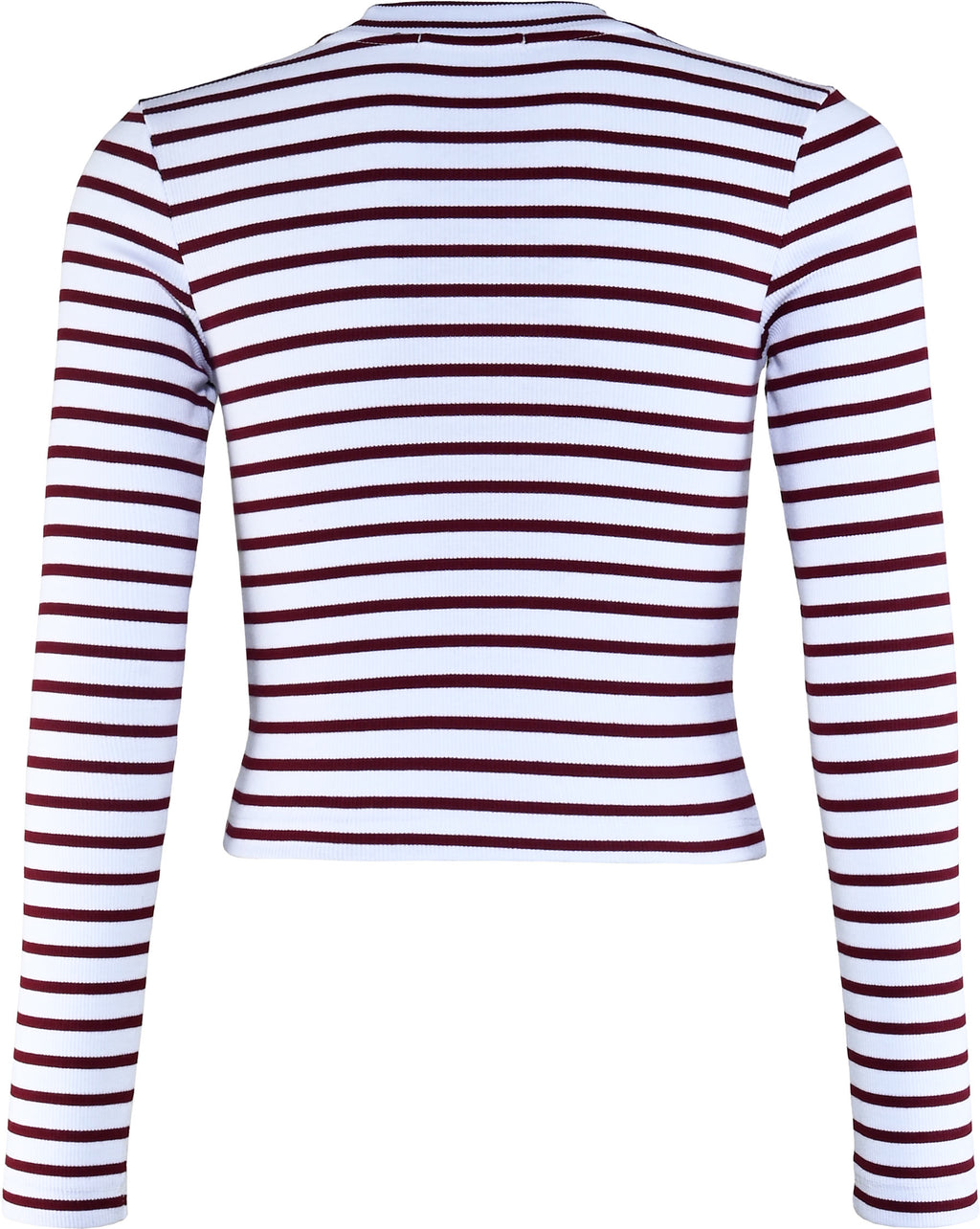Weiß Bordeaux Streifen