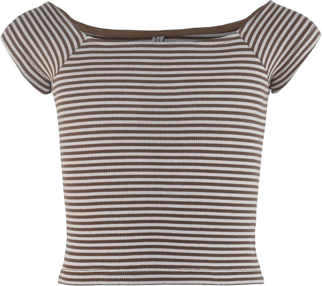 Streifen Nougat Beige