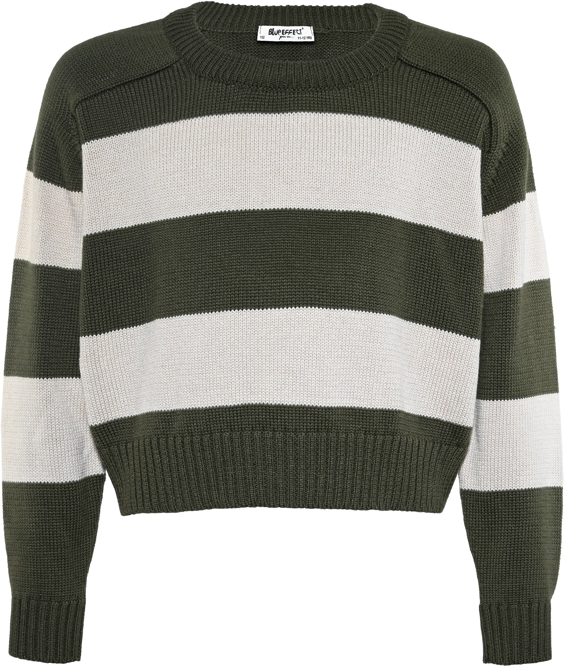 Beige Grün Streifen