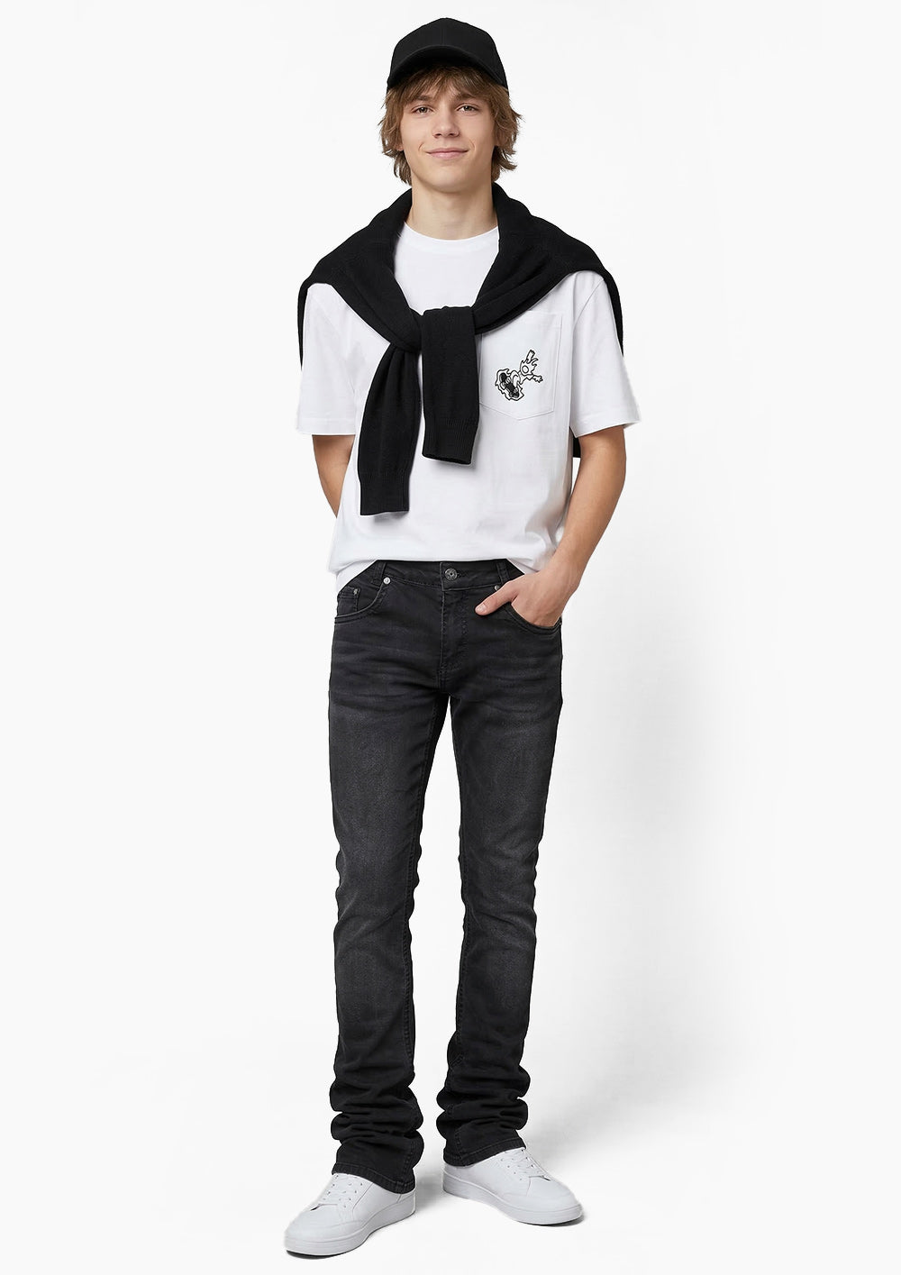 Black denim