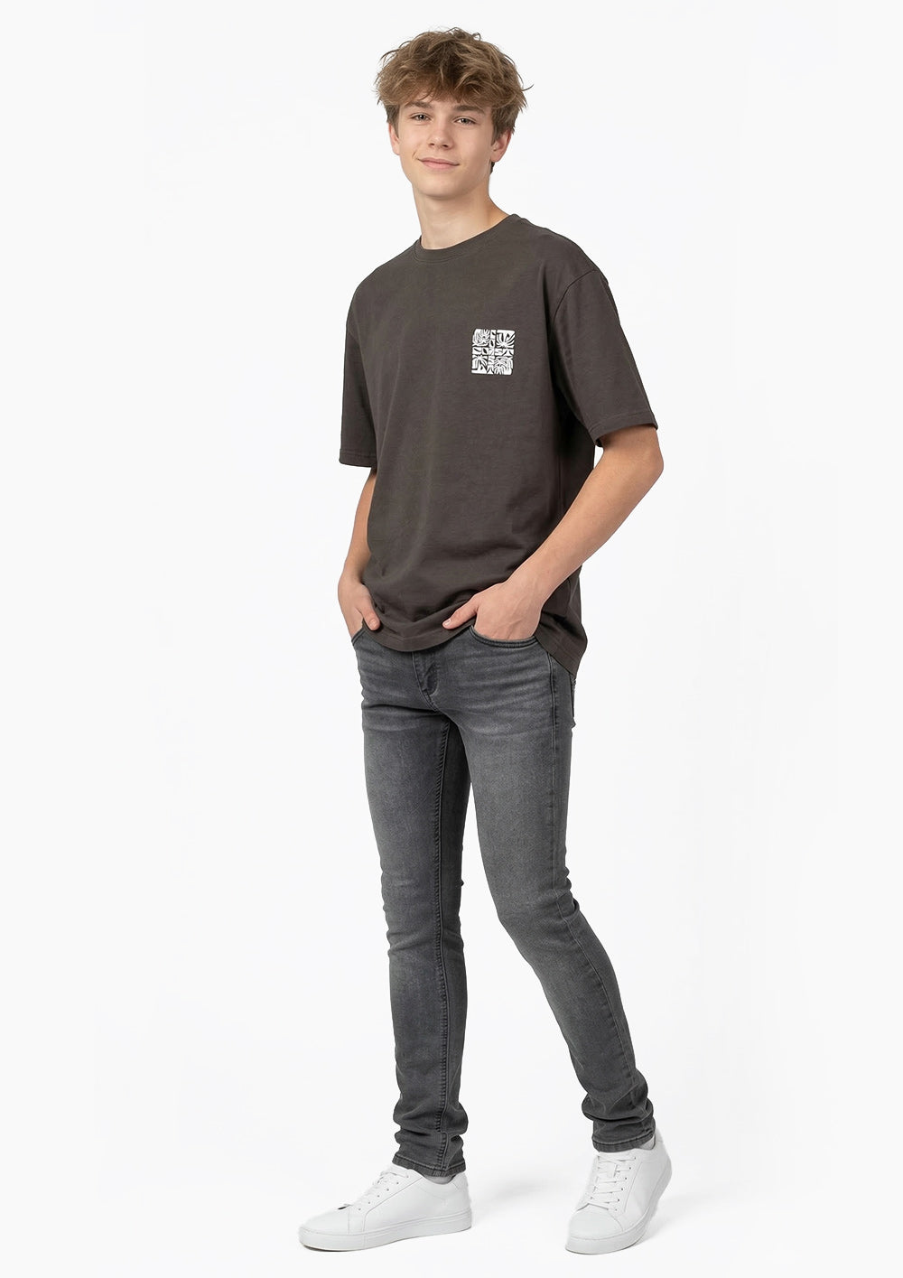 Grey denim