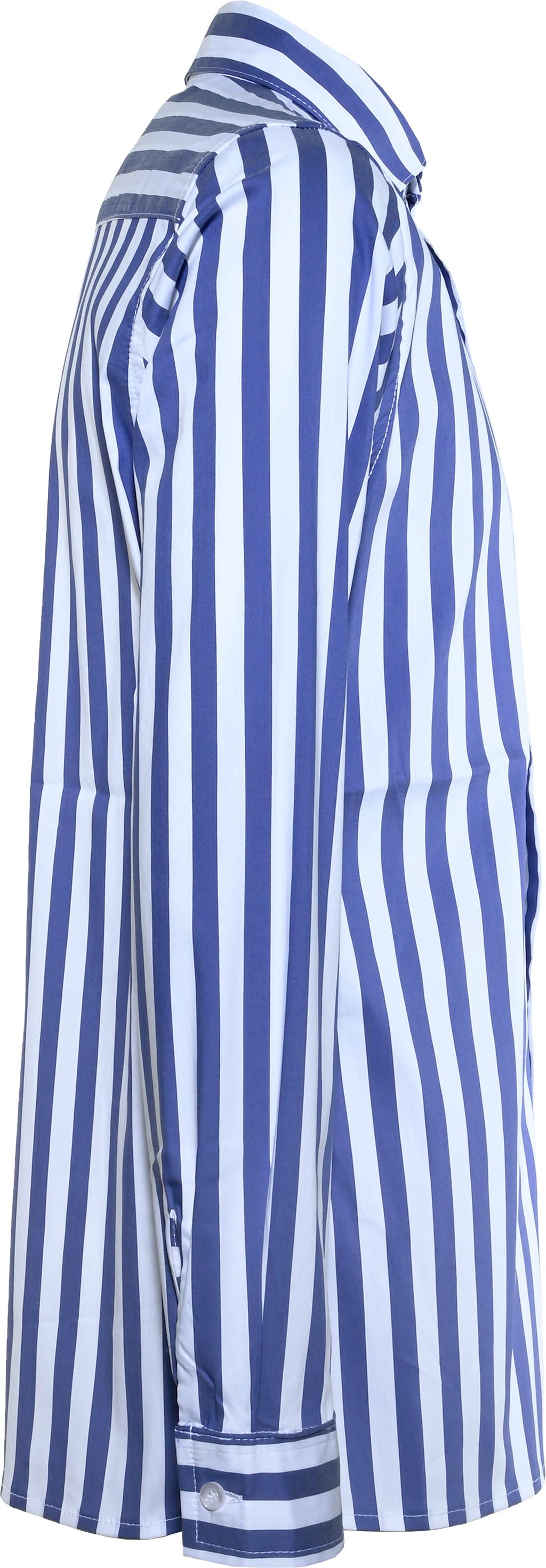 Weiß Blau Stripes