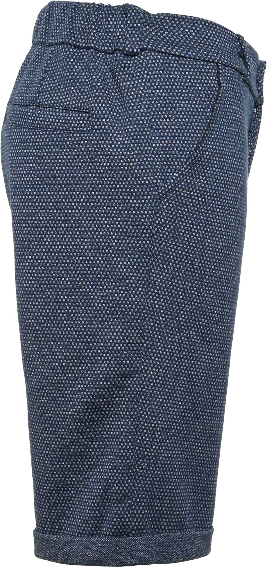 Navy Dotted