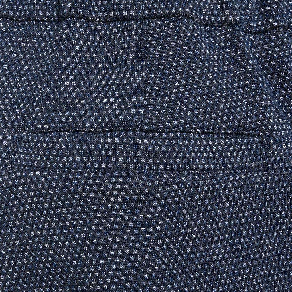 Navy Dotted