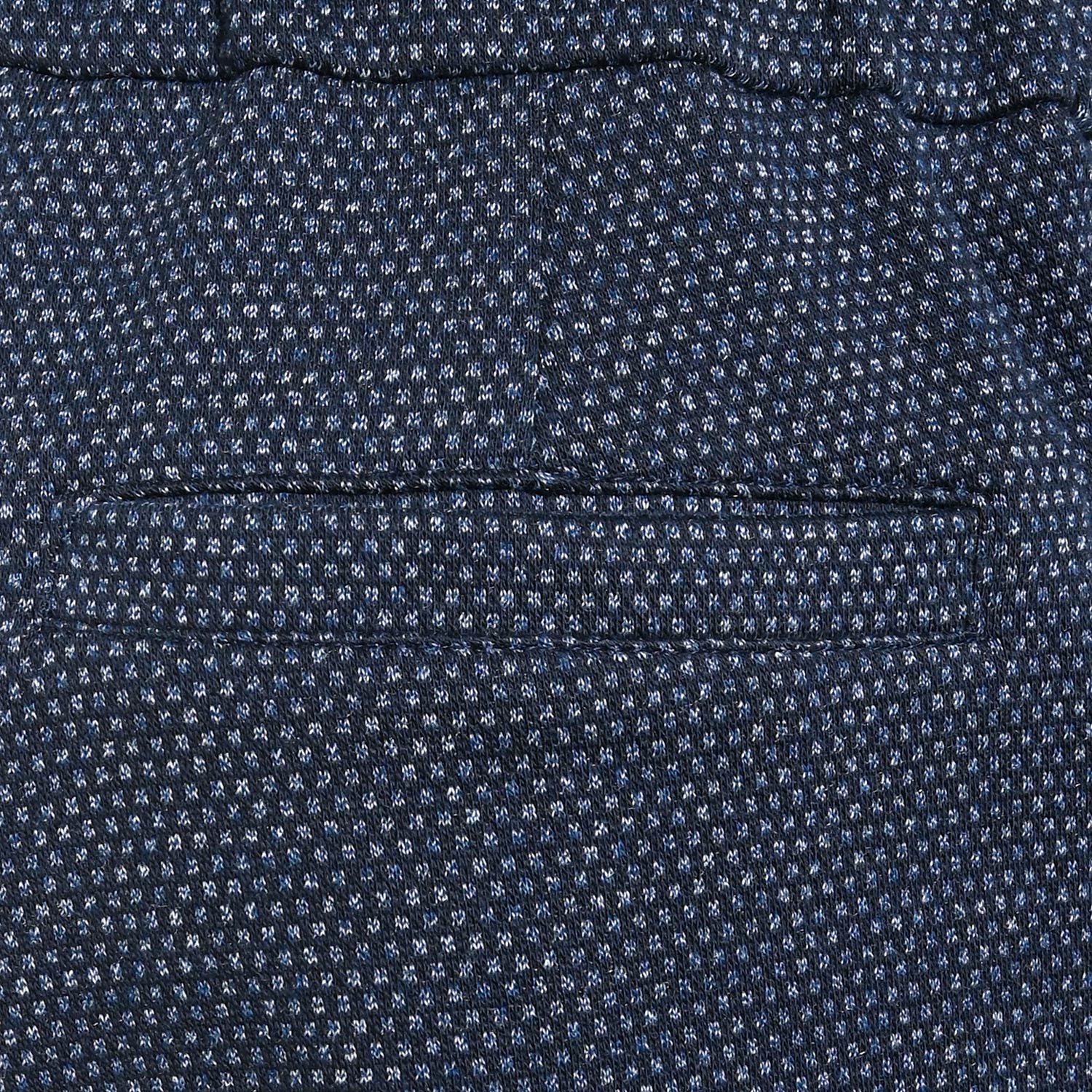 Navy Dotted