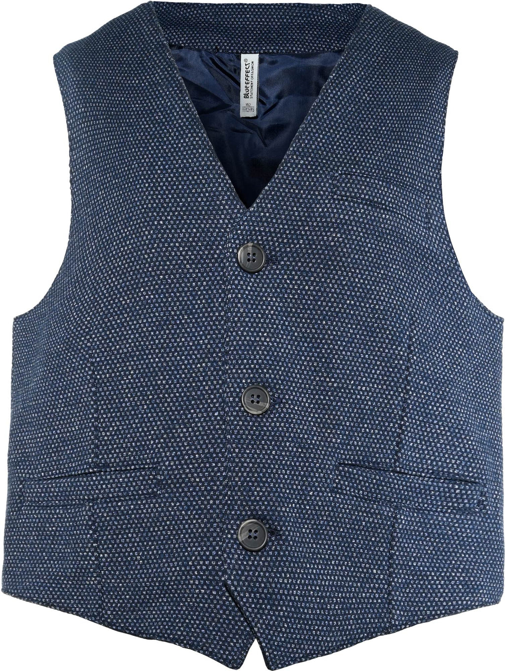 Navy Dotted
