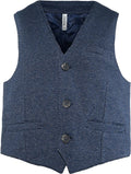 Navy Dotted