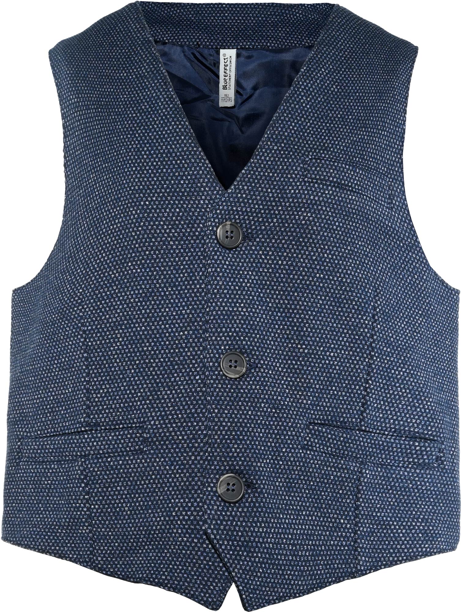 Navy Dotted