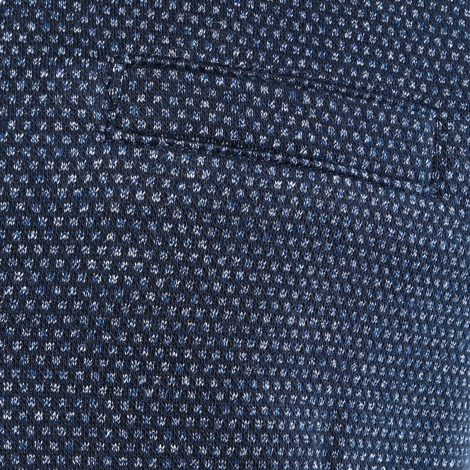 Navy Dotted