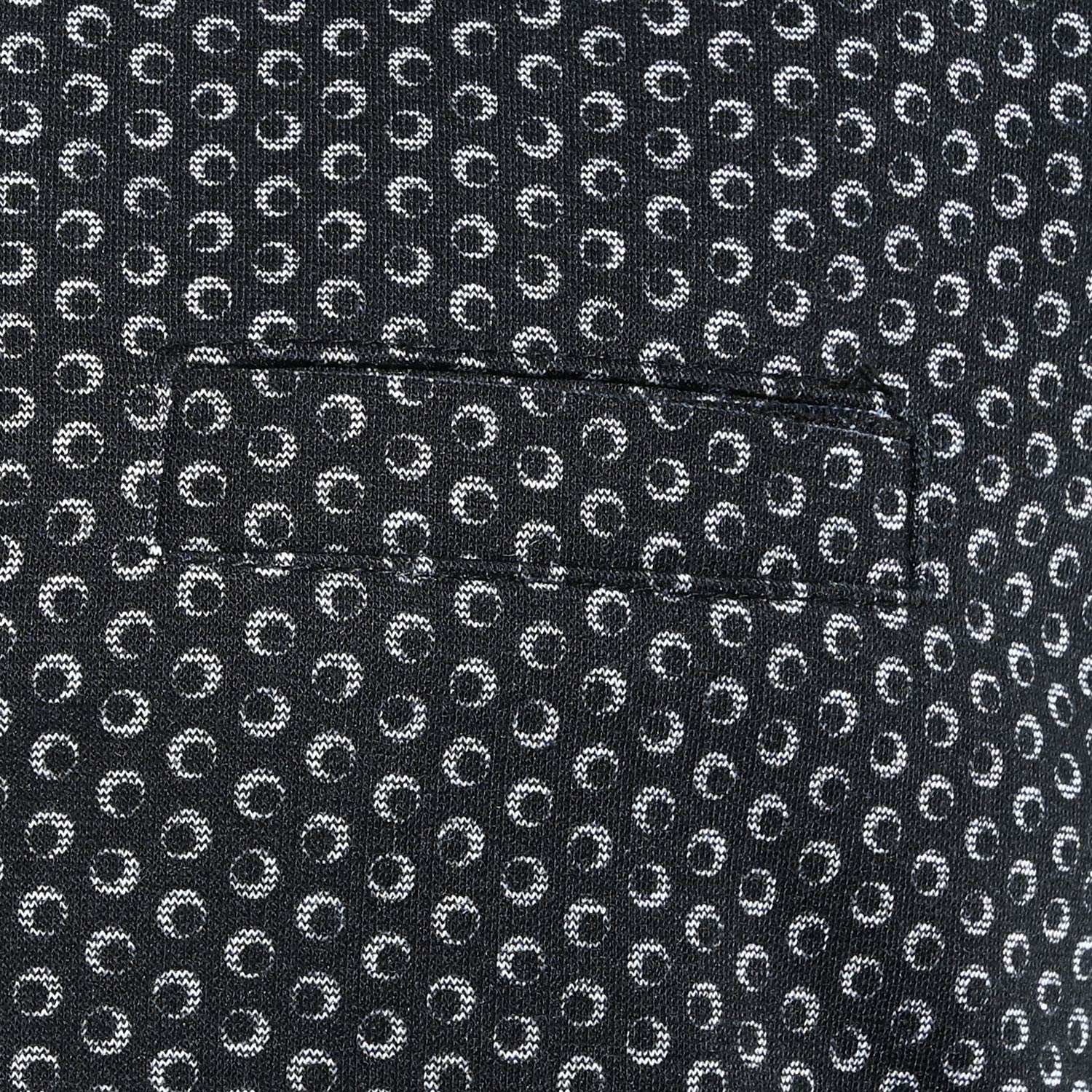 Schwarzblau Dotted