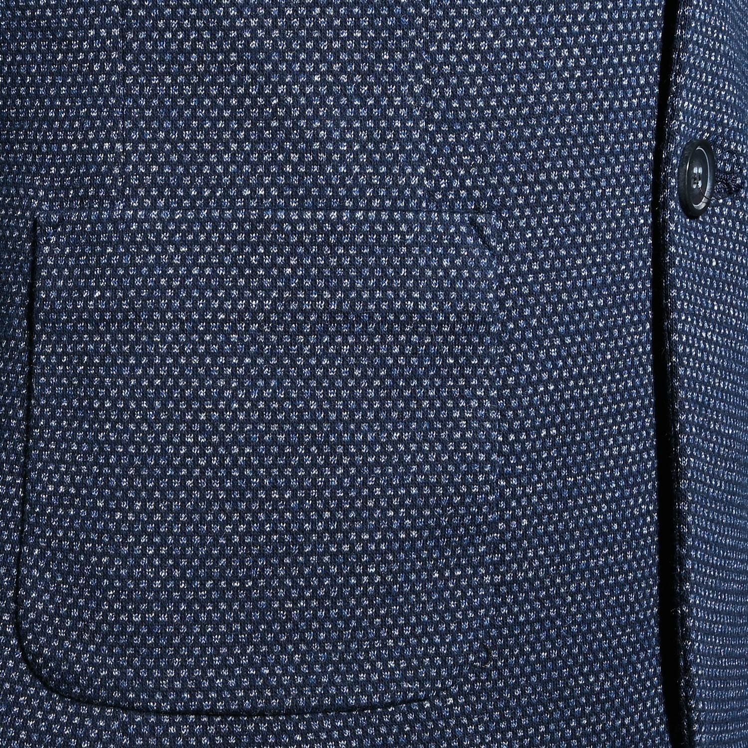 Navy Dotted