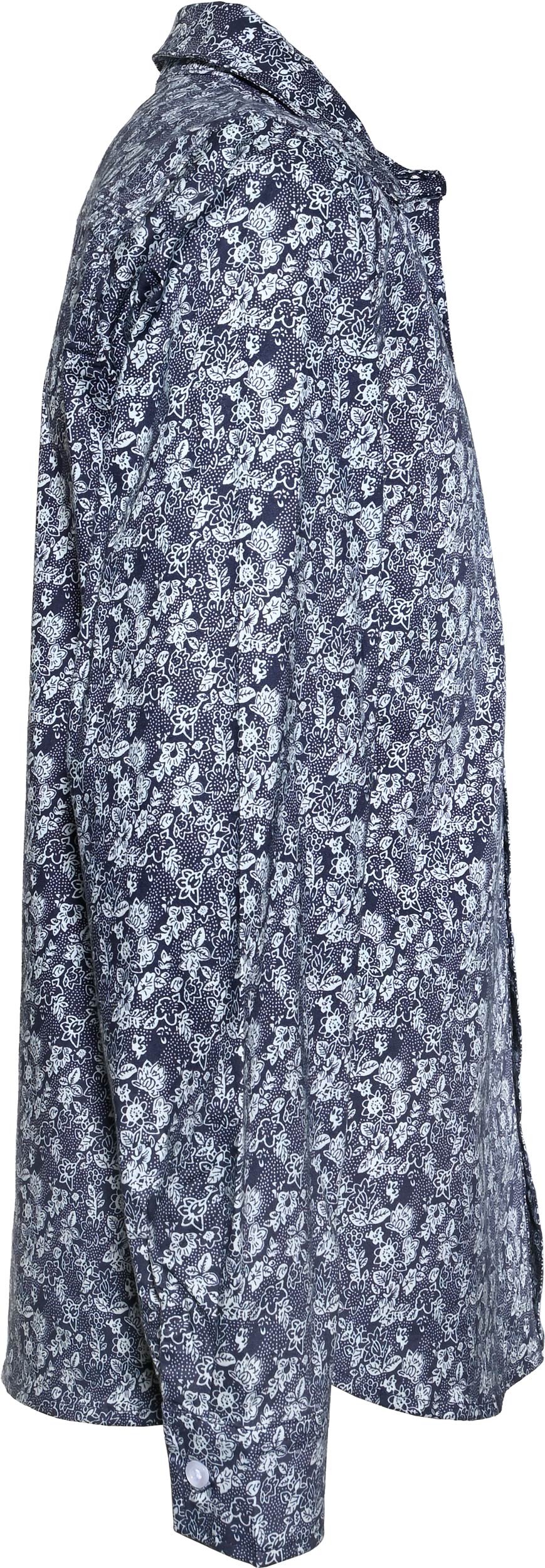 Dunkelblau Weiß Blumen
