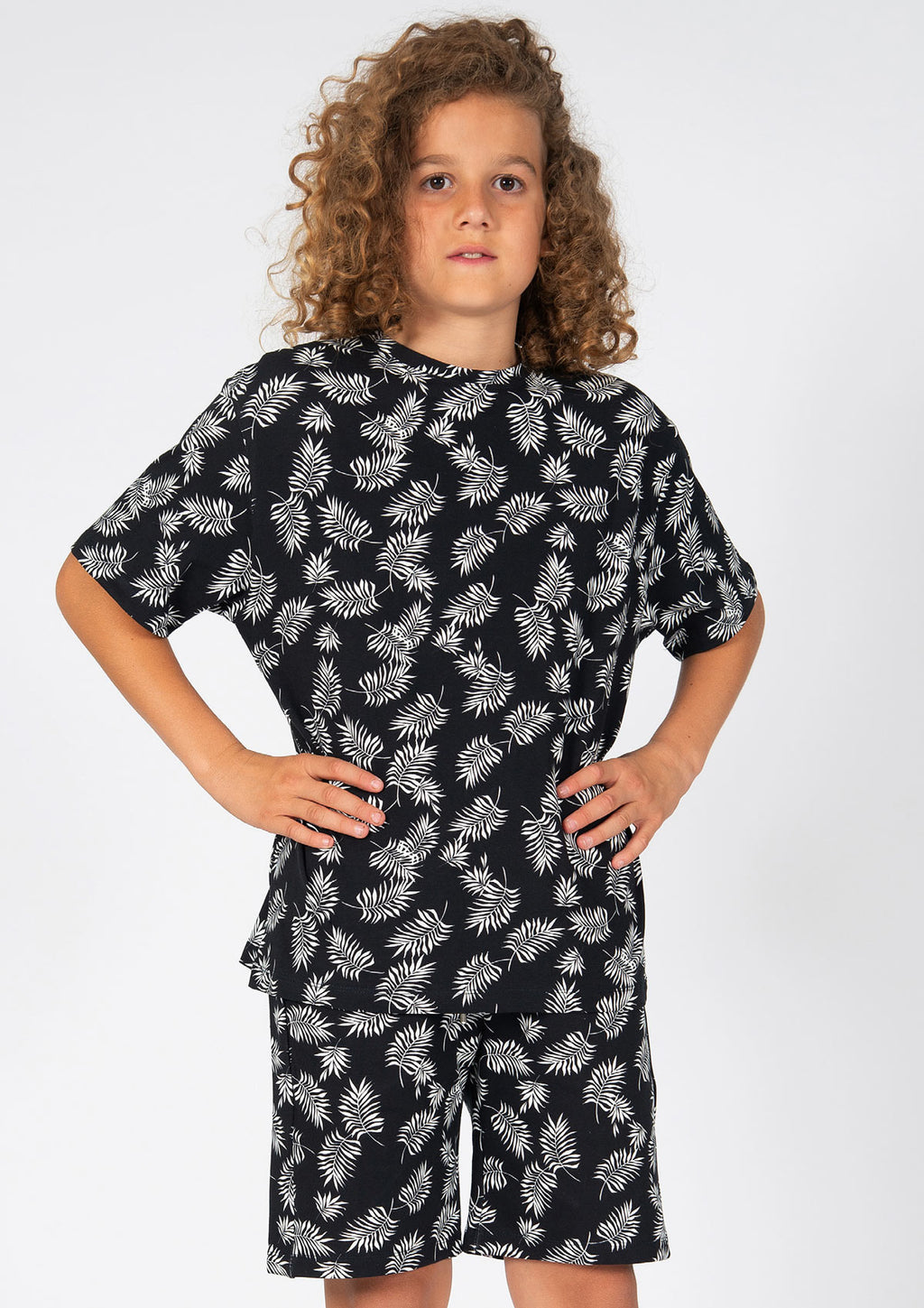 MB Schwarz Floral