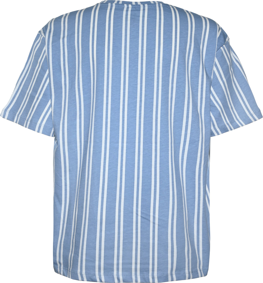 MB Graublau Stripes