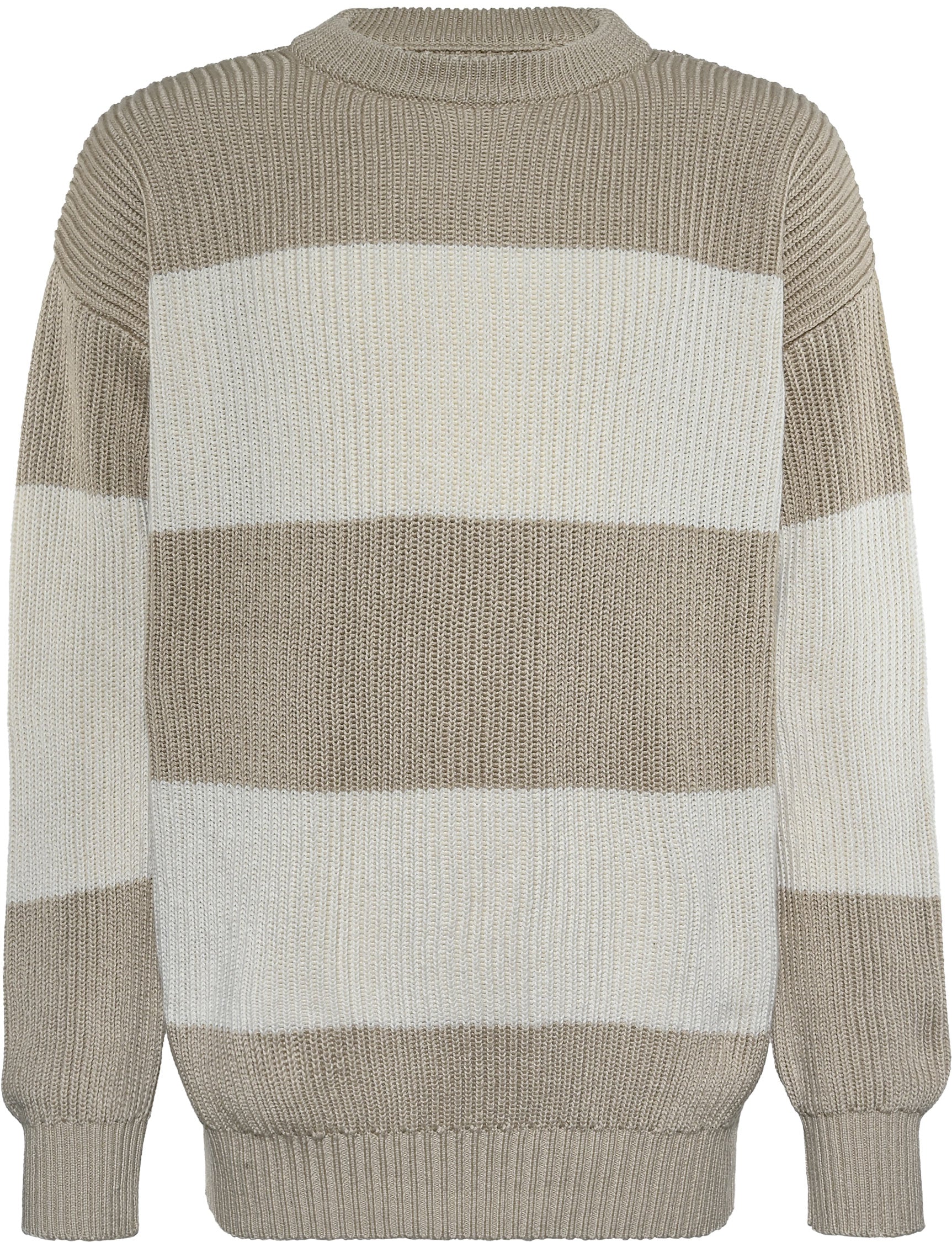 Weiß Beige Streifen