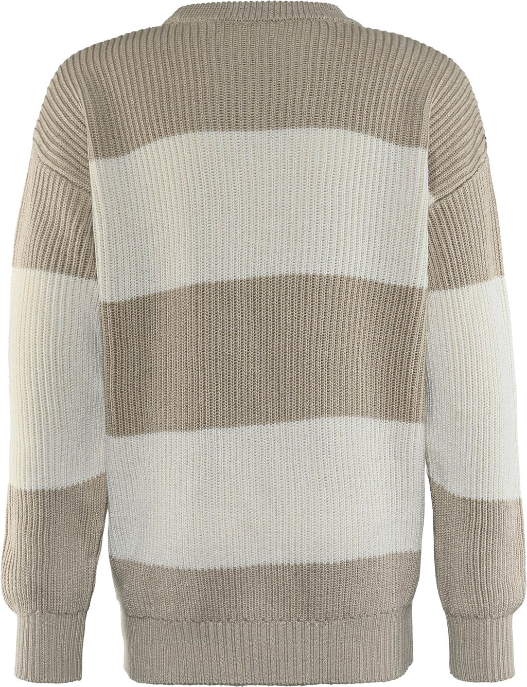 Weiß Beige Streifen