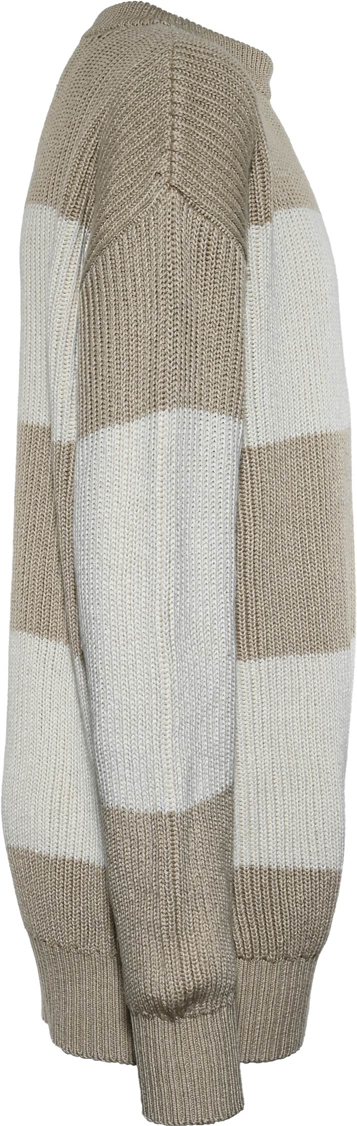 Weiß Beige Streifen